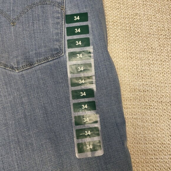 Levis 311 Shaping Skinny Mid Rise Light Wash Jeans Women's W34 L30 Denim NWT - Picture 4 of 15